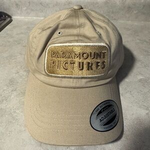 PARAMOUNT PICTURES Hat Tan Adjustable Cotton Cap *NEW*